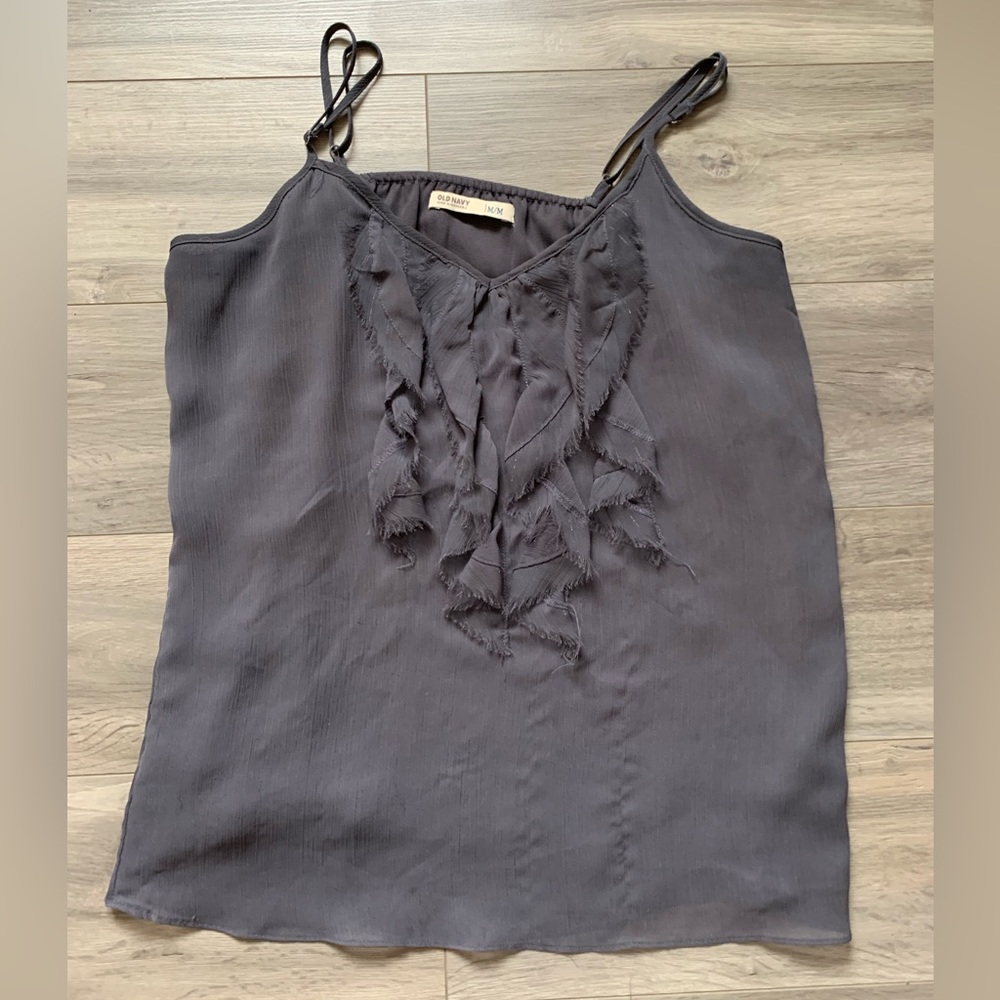 Old Navy Grey Tank Top Size Medium